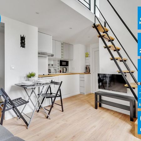 Studio Mezzanine 3-4 Pers Tout Equipe Wifi Appartement Montreuil  Buitenkant foto