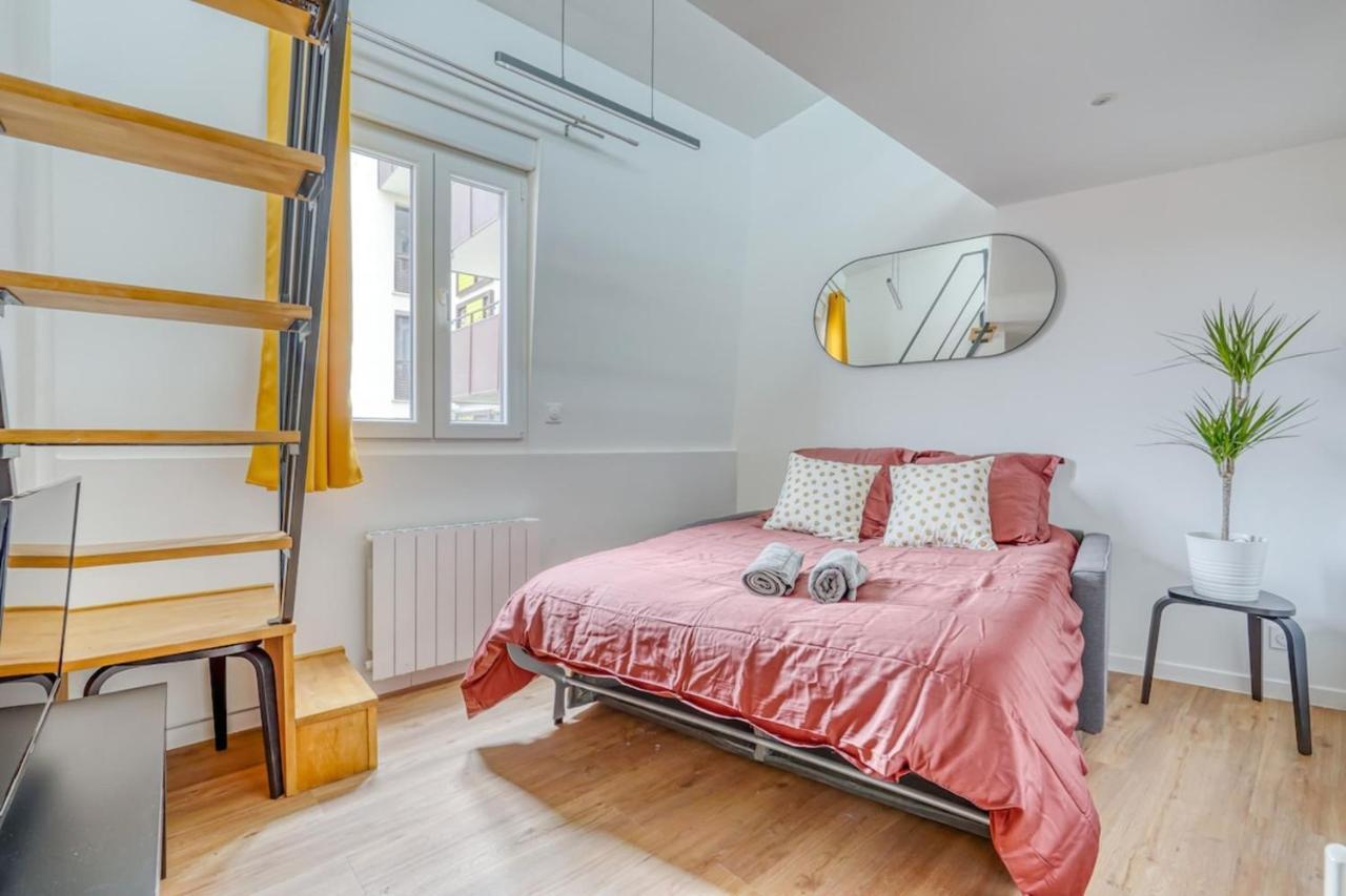 Studio Mezzanine 3-4 Pers Tout Equipe Wifi Appartement Montreuil  Buitenkant foto