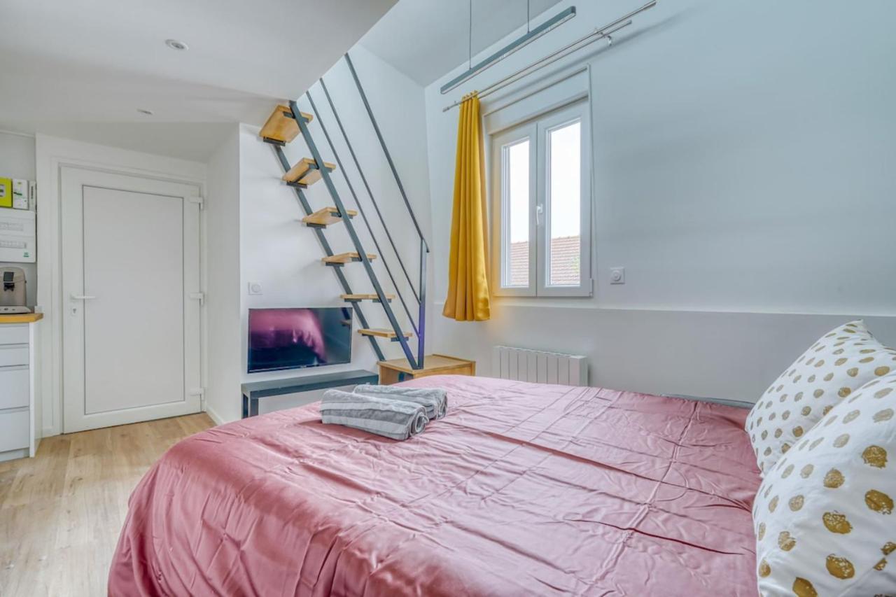 Studio Mezzanine 3-4 Pers Tout Equipe Wifi Appartement Montreuil  Buitenkant foto